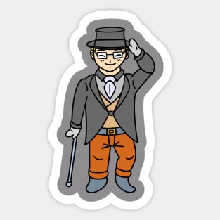 Gentleman boy Sticker